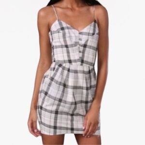 NWOT Myne Plaid Dress